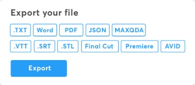 Export your file